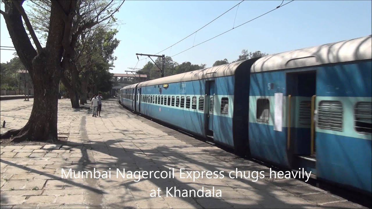 7Mins of Refreshing Compilation of Trains at Khandala Railway Hill Station in Monsoon & Spring  !!!!