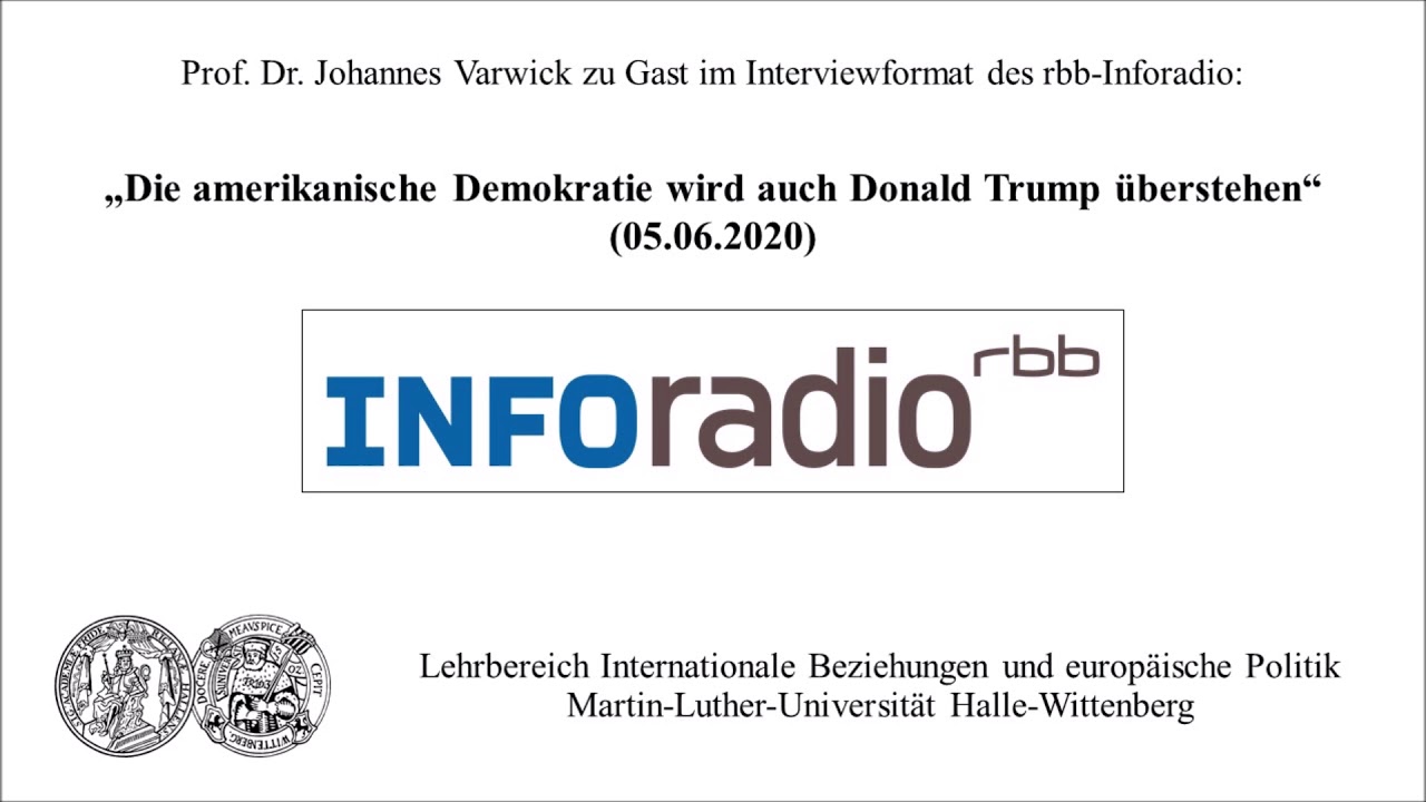 Prof. Dr. Johannes Varwick im rbb-inforadio: 