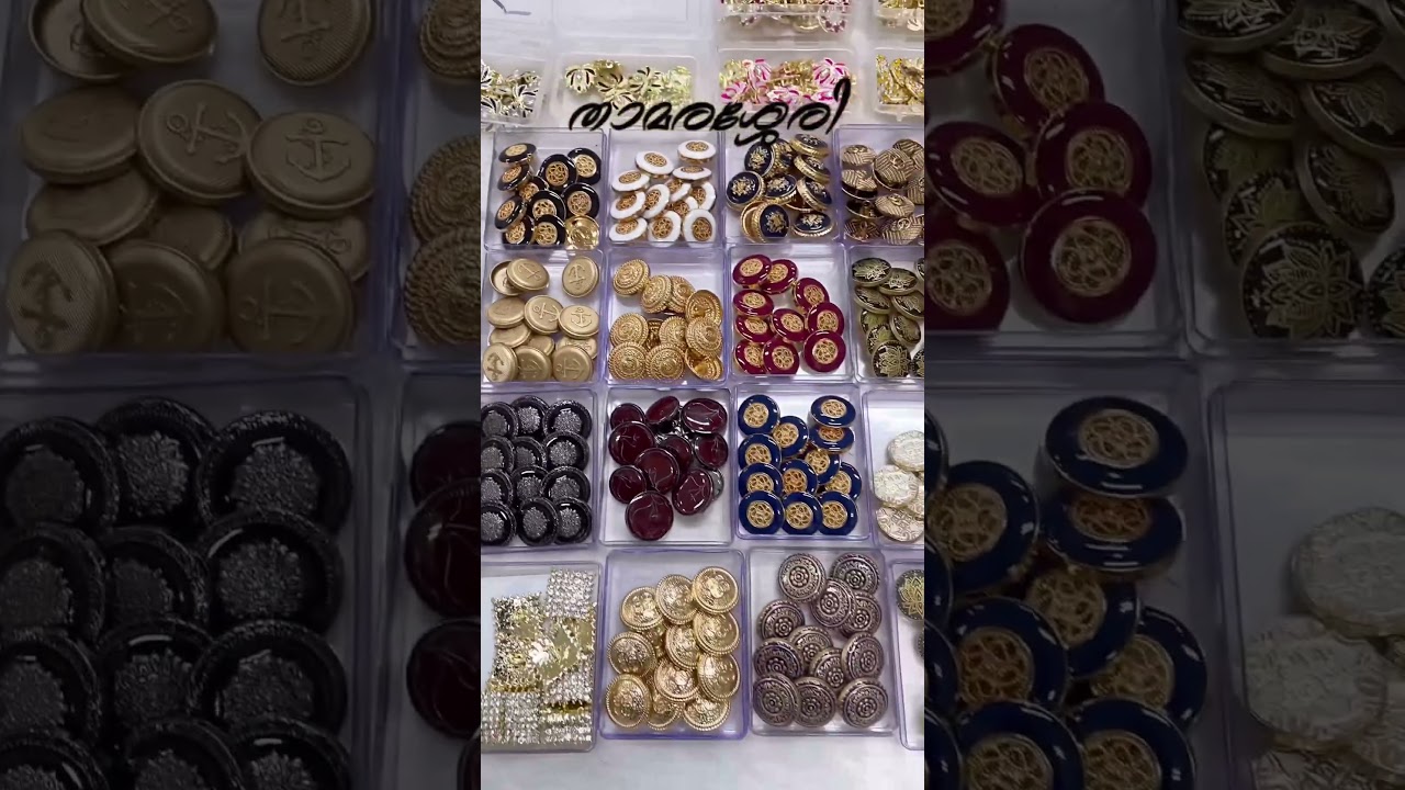 Fancy Buttons for Kurtas, Suits & Frocks | Stylish Tailoring Accessories Kerala