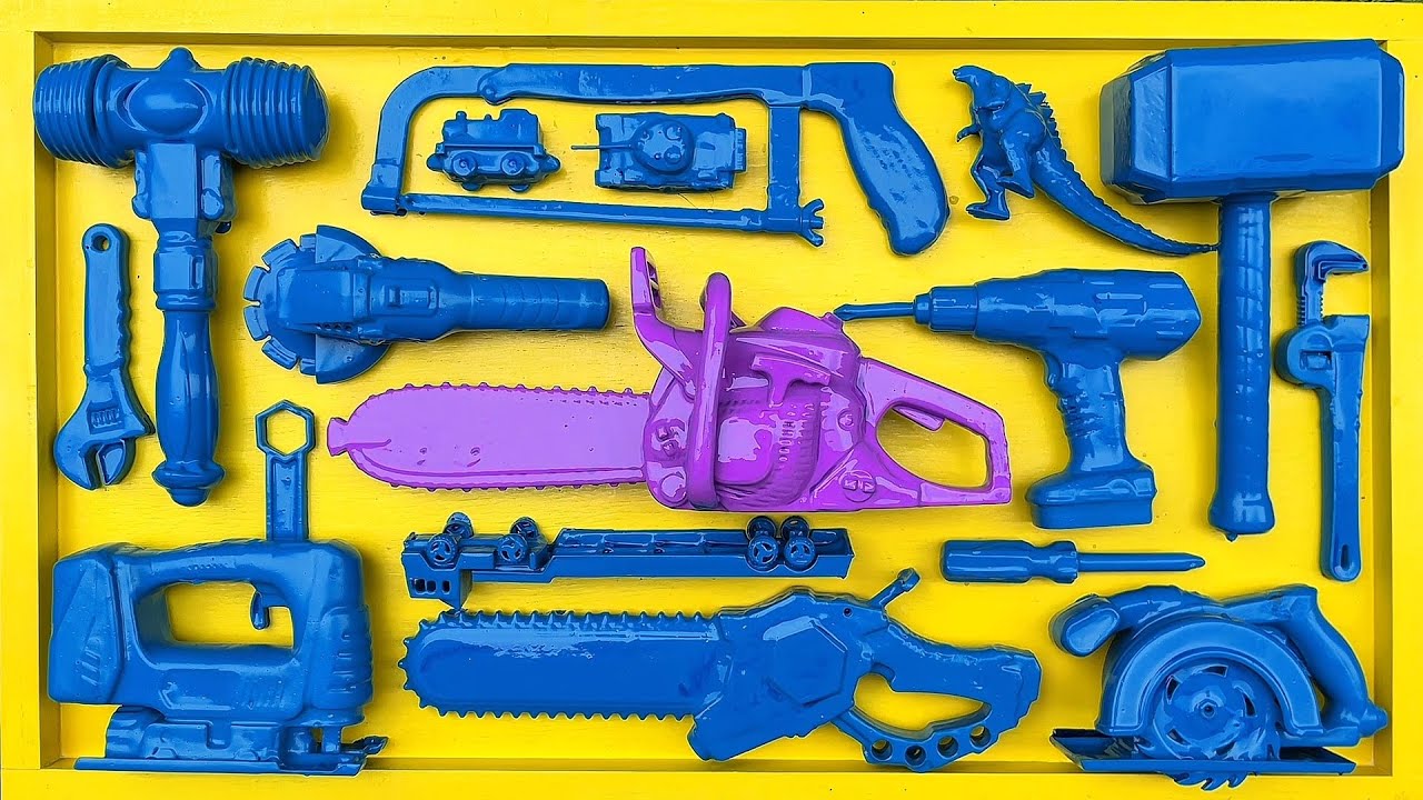 Cleaning of Repair Tools, Electric Drill, Hammer, Chainsaw, Grinding Machine, Jigsaw, Circularsaw