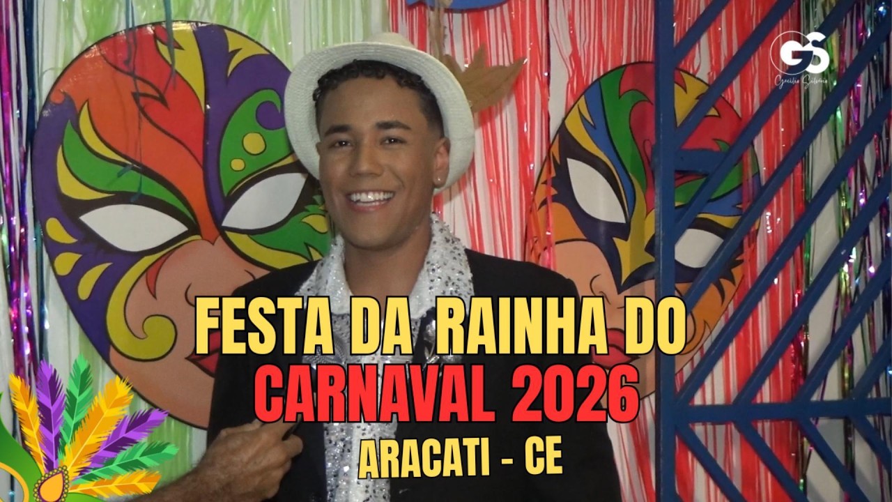 Gecilio Silvério Cobertura - Escolha da Rainha e Rei Momo do Carnaval 2026 em Aracati-Ce. Parte - 03