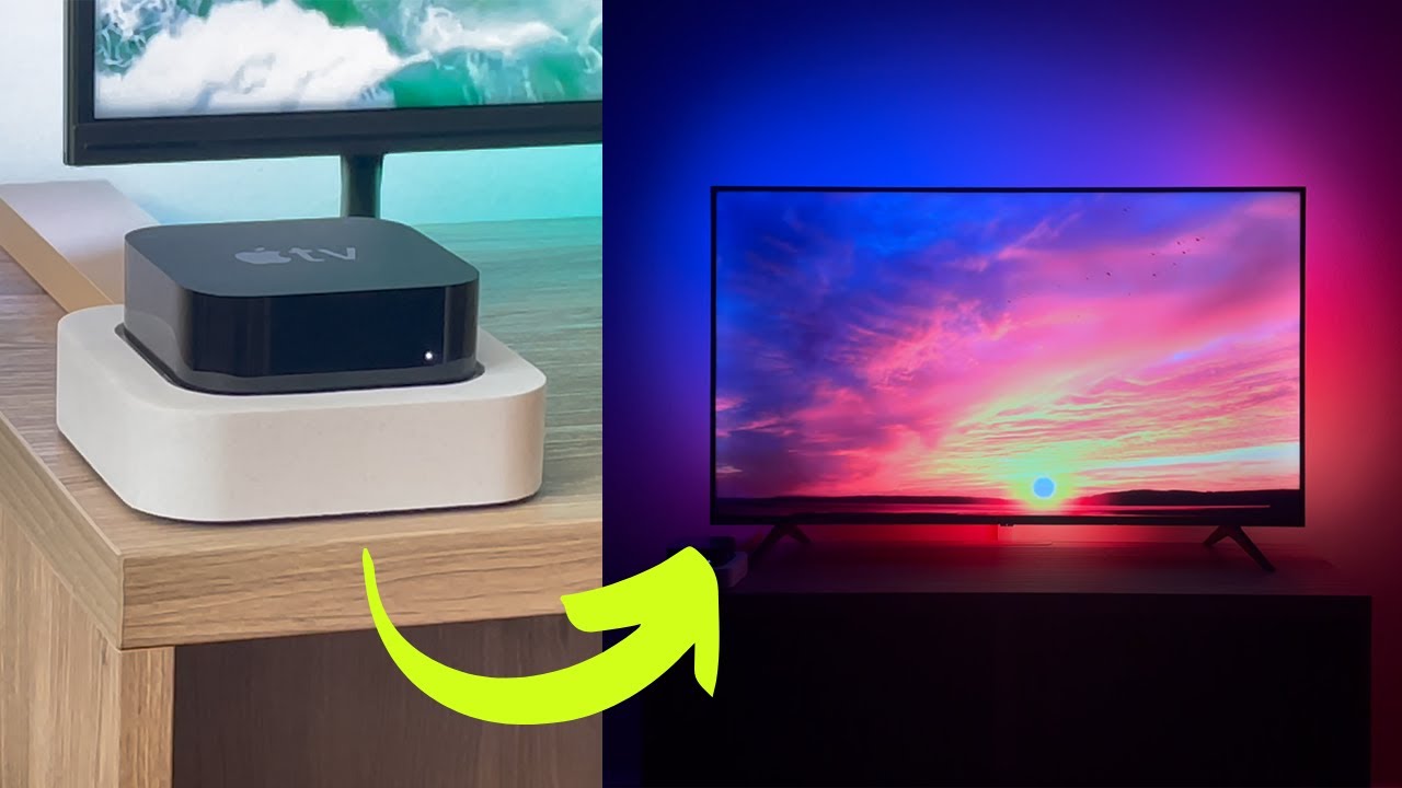 DIY Ambilight with Custom Casing for My Apple TV