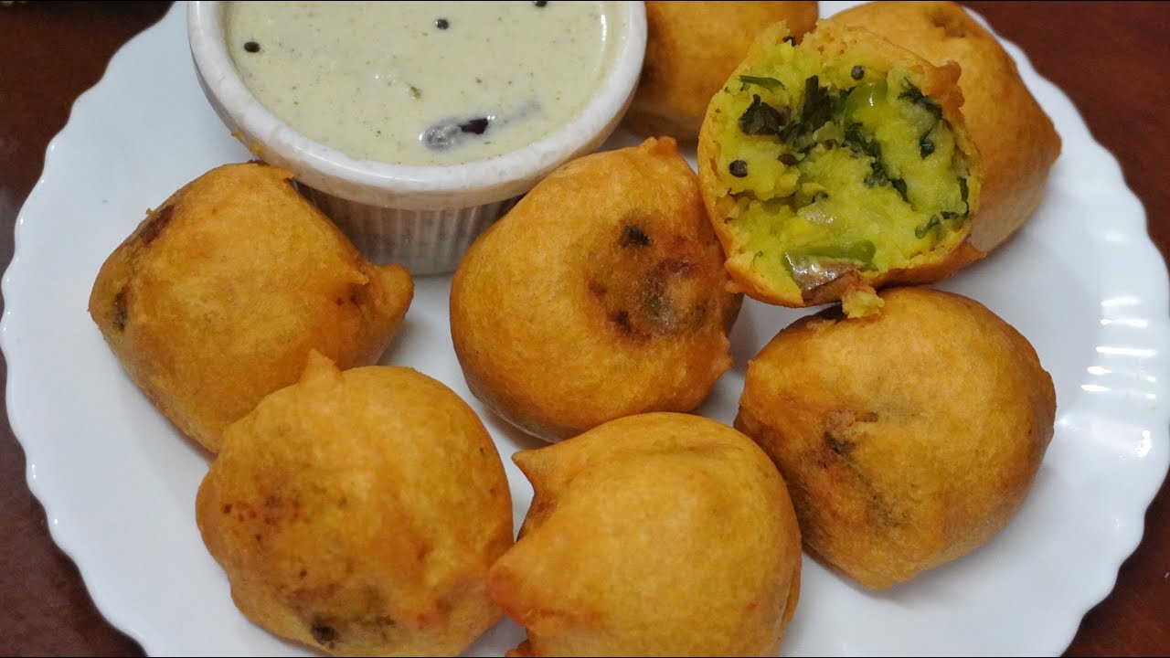 புசு புசுன்னு உருளைக்கிழங்கு போண்டாவும் சட்னியும் செய்வது எப்படி 👌| Potato bonda in Tamil | Snacks