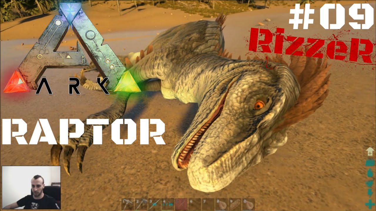 🦕 ARK Survival Evolved PL - RAPTOR - oswajanie #9 [ zagrajmy w ark ]