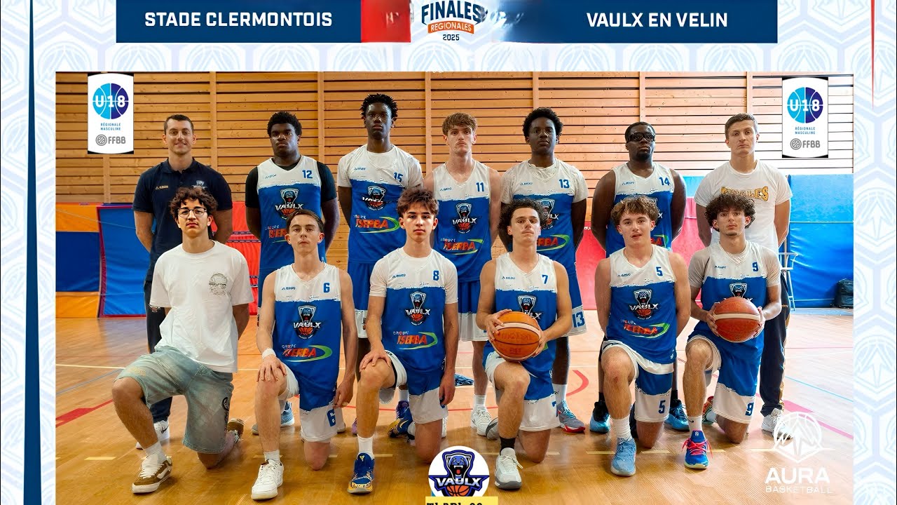 28/- Stade Clermontois vs VAULX BASKET CLUB (1/2 FINALE - U18M-R1)