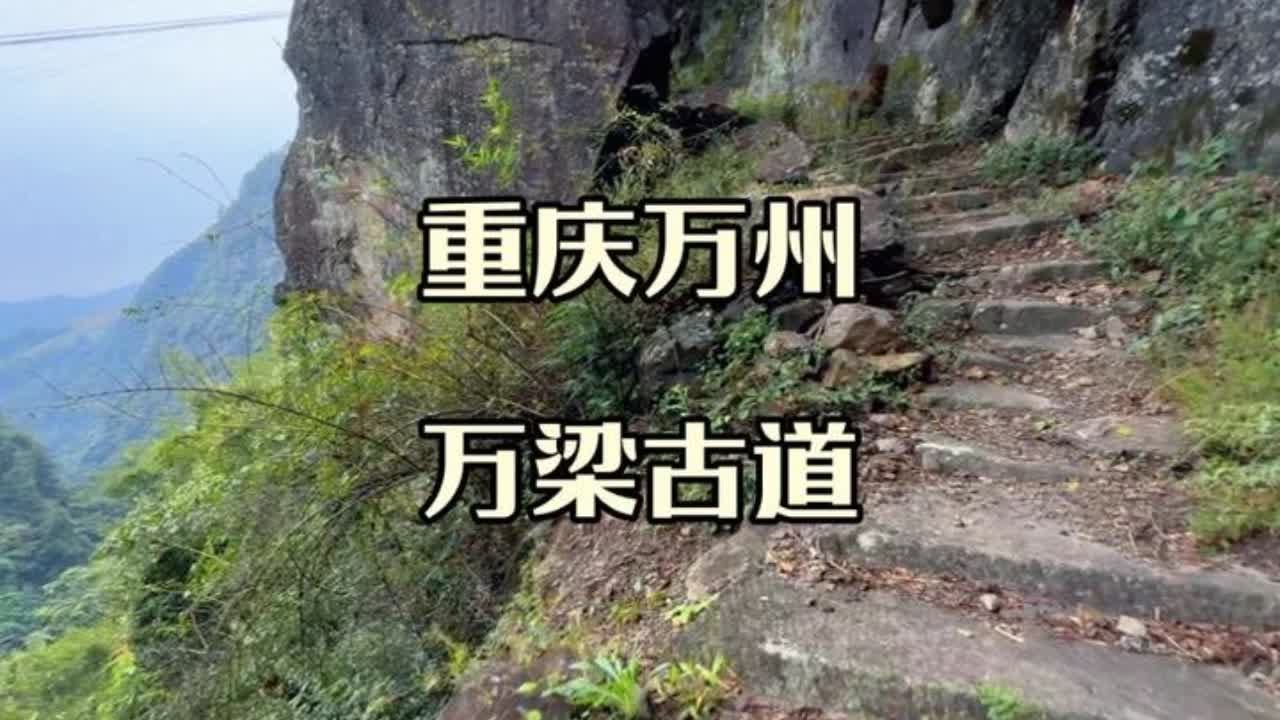 万梁古驿道 遇到两只二级保护动物，在悬崖边飞起来像小凤凰！  🚶线路攻略：孙家兰草茶山停车场→三桥观景台→保安洞→德心古桥→古驿道→停车场  ⛰️路况：全程10公里，爬升670米，古道路段3公里。