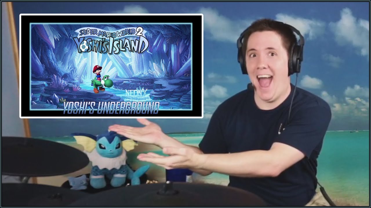 Yoshi's Island Underground Theme Remix On Drums!