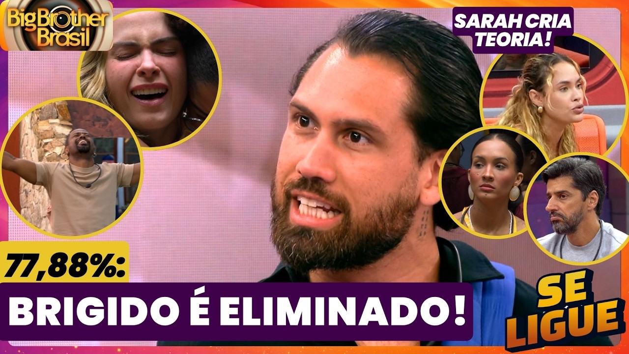 BBB 26 🔥 Brigido é ELIMINADO com 77,88%! Sarah cria teoria e questiona permanência de Ana Paula!