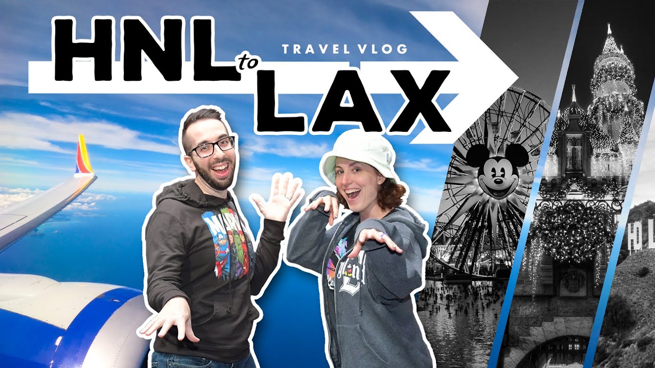 VLOG: HNL to LAX via Southwest Airlines 2022 | Christmas Day Travel Vlog | Hilton Anaheim Room Tour