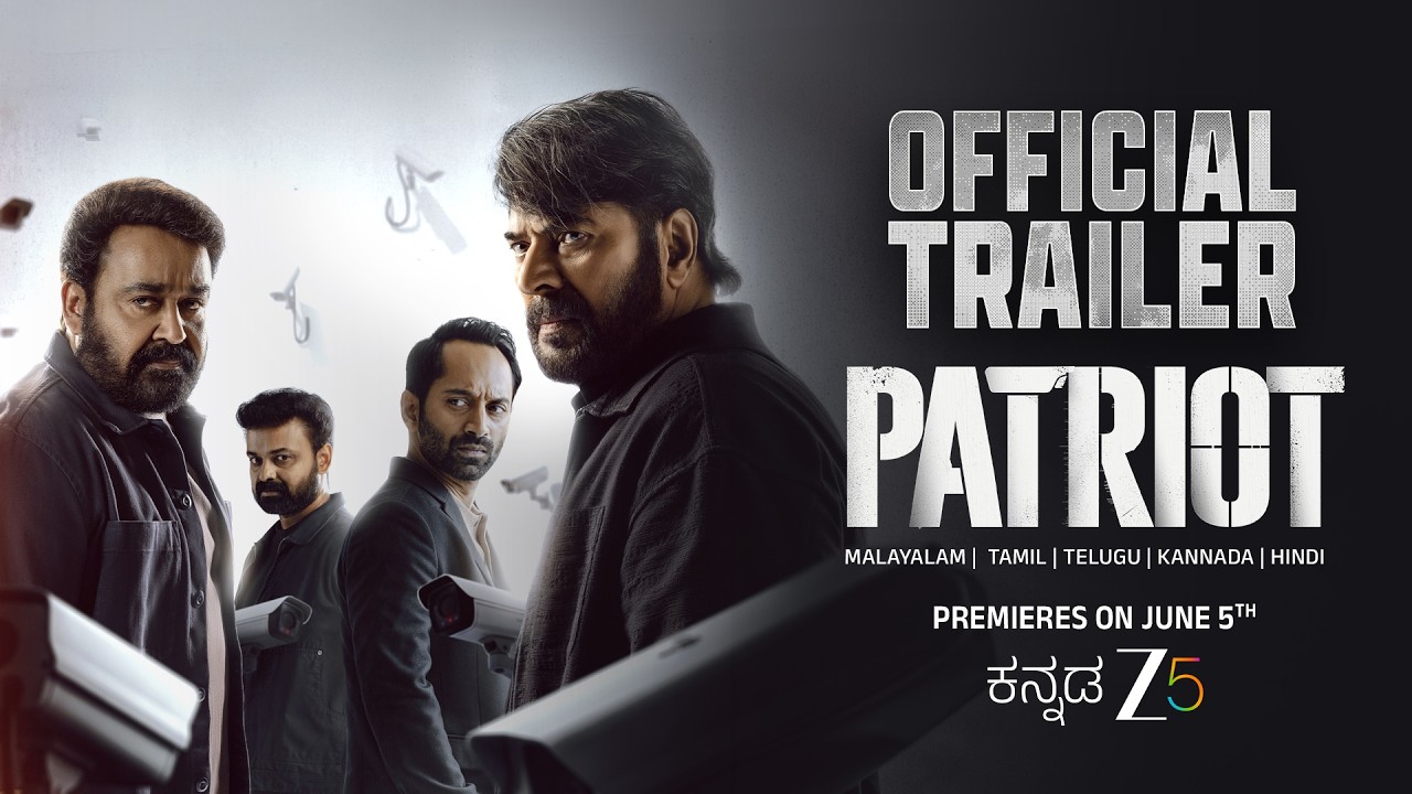 Patriot | Official Trailer | Mammootty | Mohanlal | Kannada ZEE5 | Premieres 5th June 2026