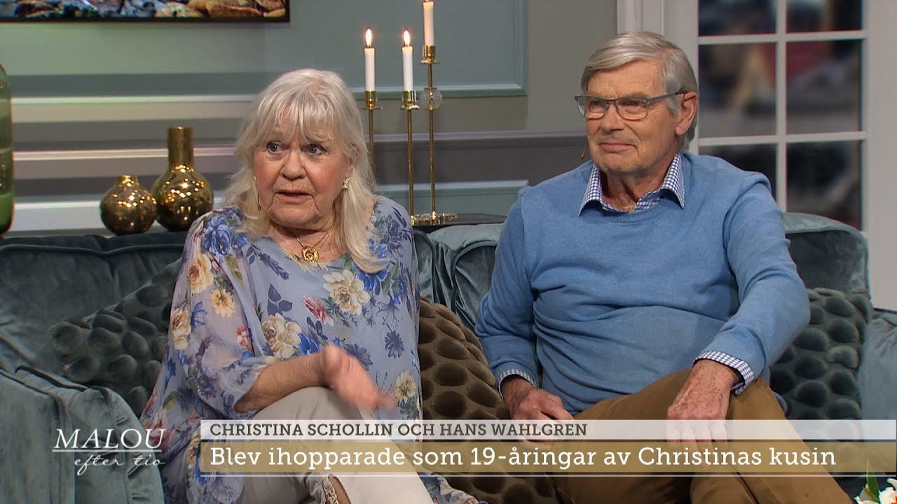 Så träffades Christina Schollin och Hans Wahlgren: ”Bestämde oss första nat… - Malou Efter tio (TV4)