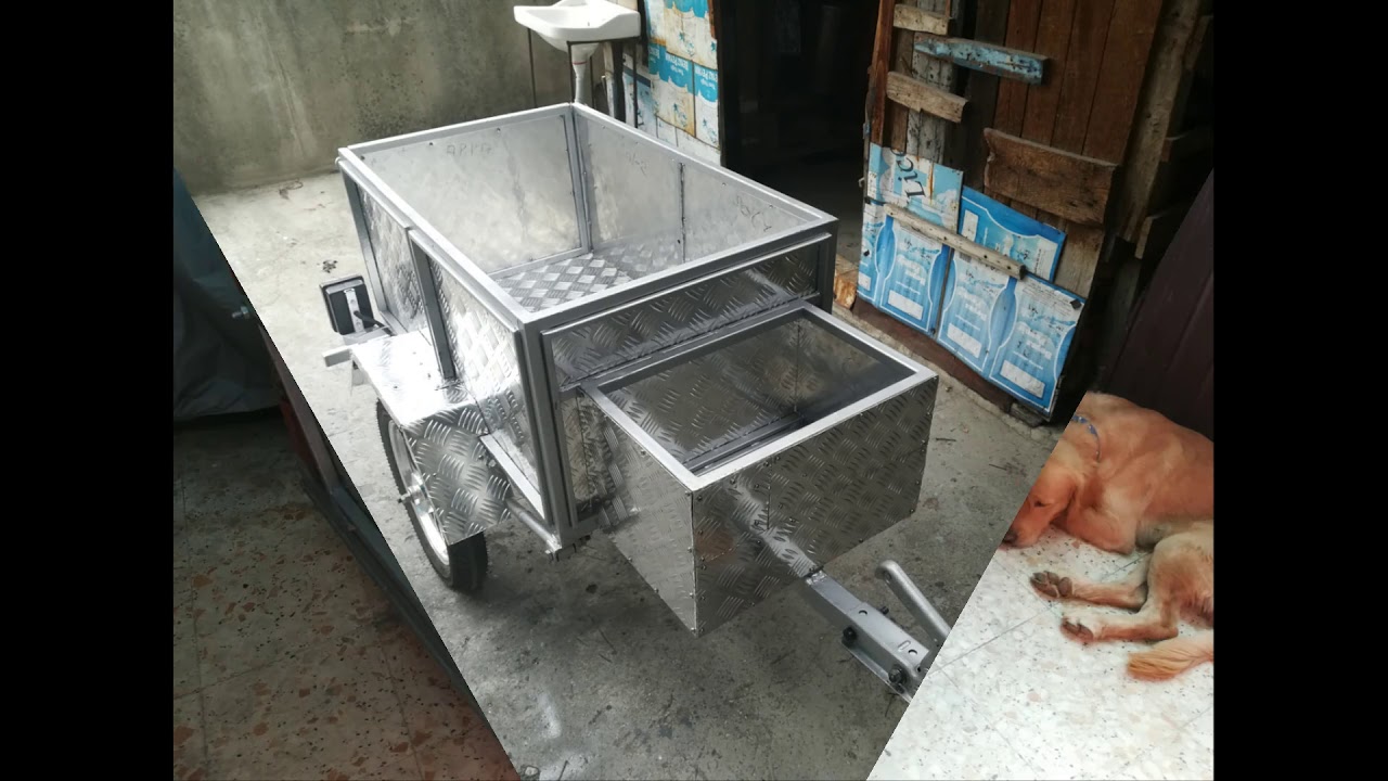 İKİ TEKERLİ MOTOSİKLET RÖMORKU YAPIMINDAN KARELER