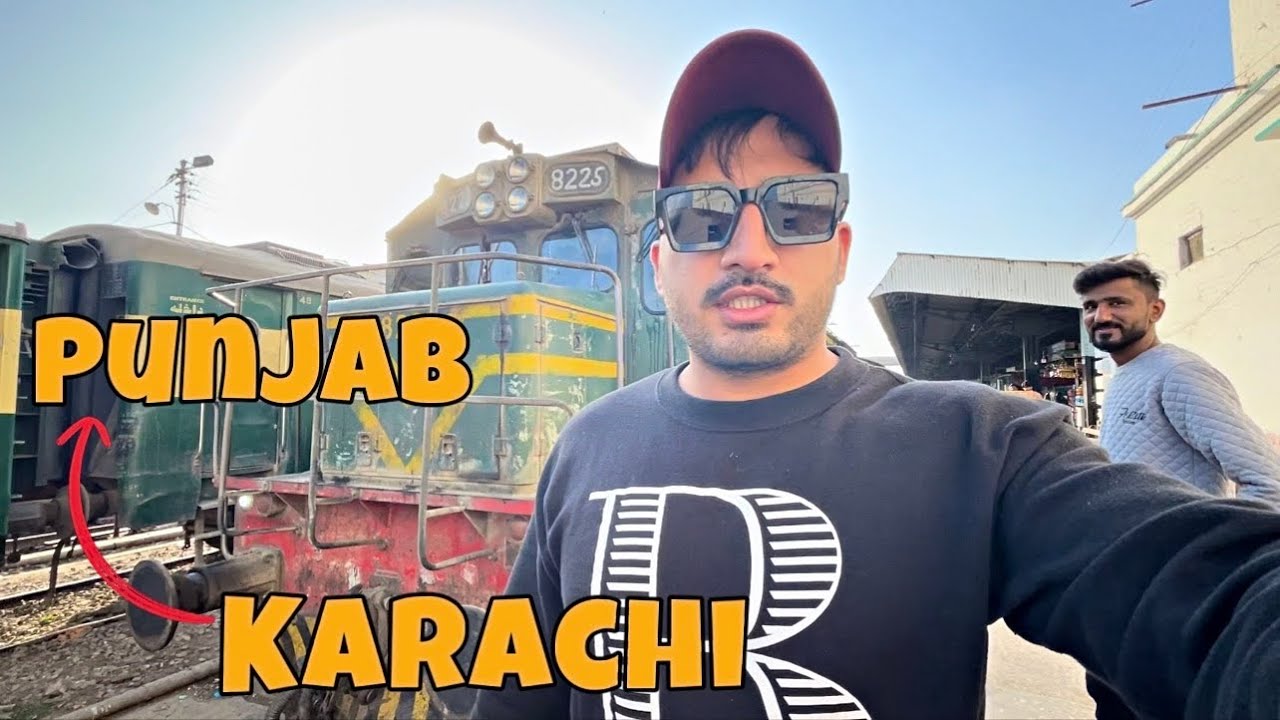 Travel Karachi To Punjab For Cnzs Marriage😍Train Main kia Keya Sab Ka Sath😂🤦🏻‍♂️Karachi to Malakwal🚂