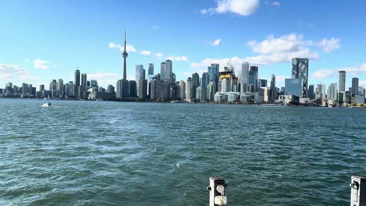 4K Full Boat Ride From Jack Layton Ferry Terminal To Ward&rsquo;s Island