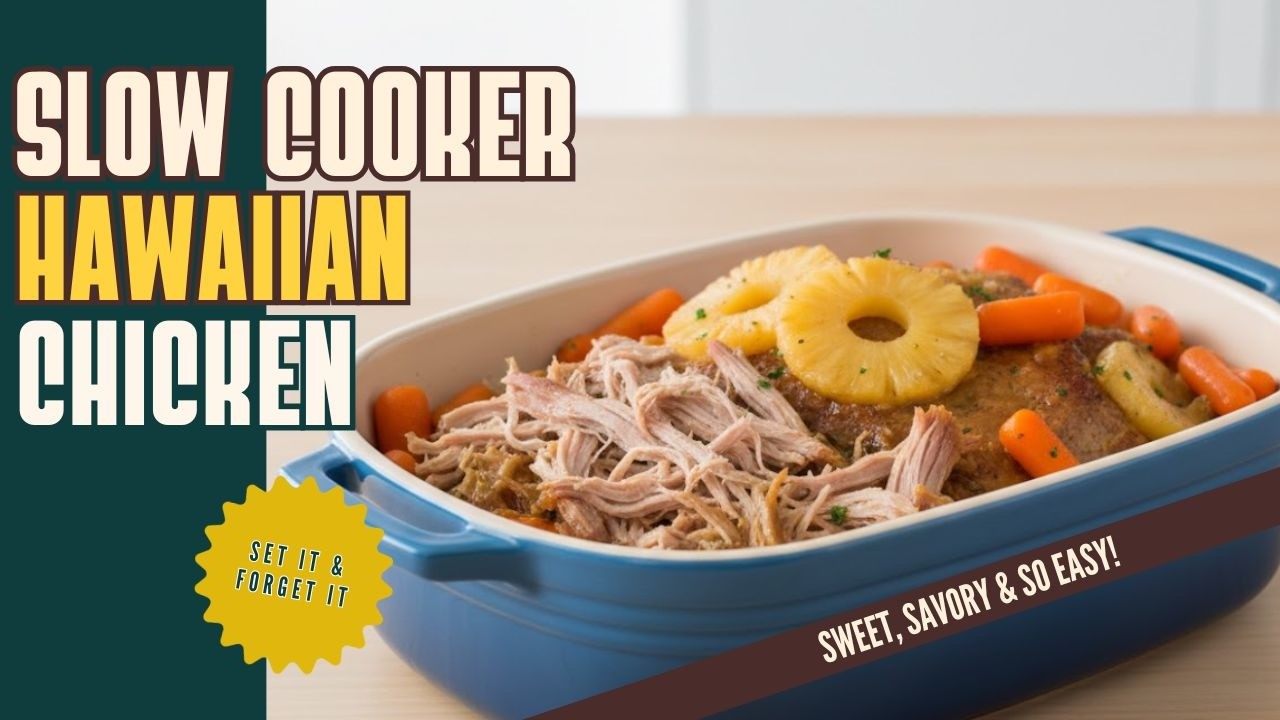 Slow Cooker HAWAIIAN DINNER That’s So Easy 😍🍍