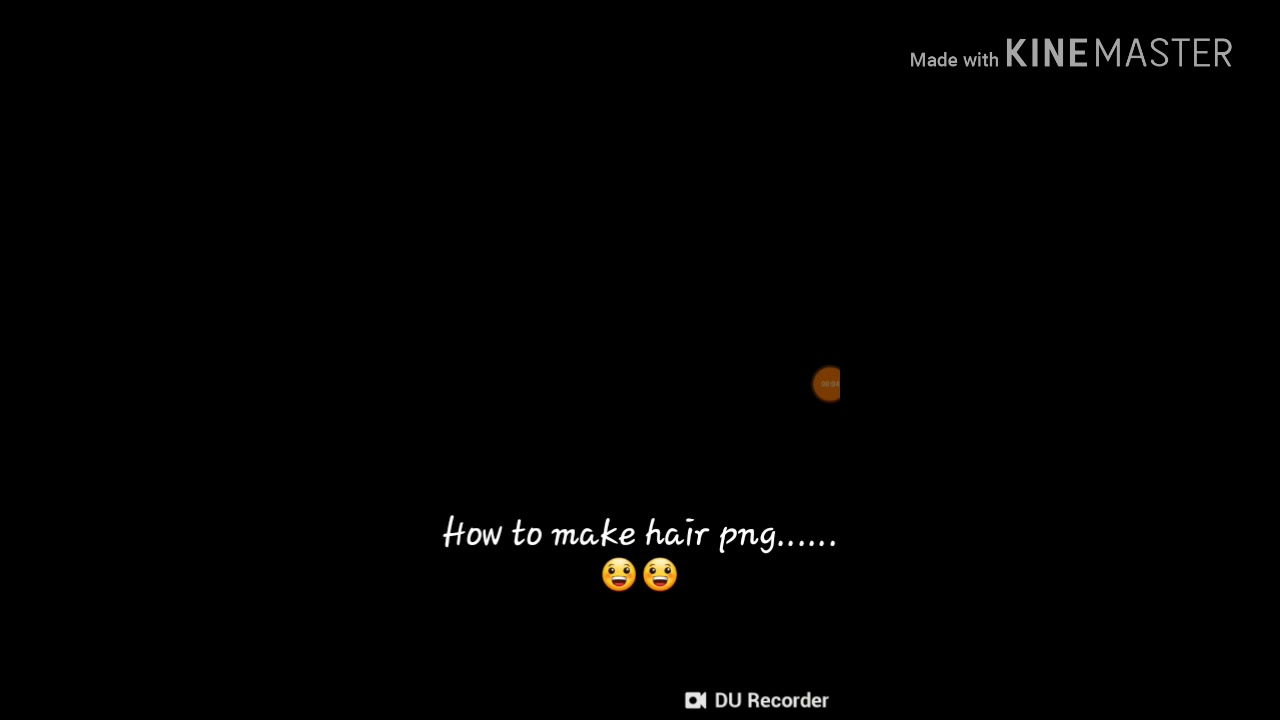 How to make hair png