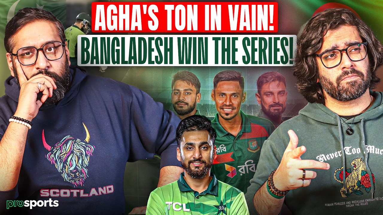 Bangladesh Wraps Up Series Win vs Pakistan | Salman Agha's Ton Goes in Vain