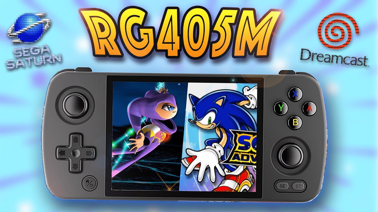 SEGA Saturno e Dreamcast no BOLSO! O Poderoso RG405M da Anbernic!