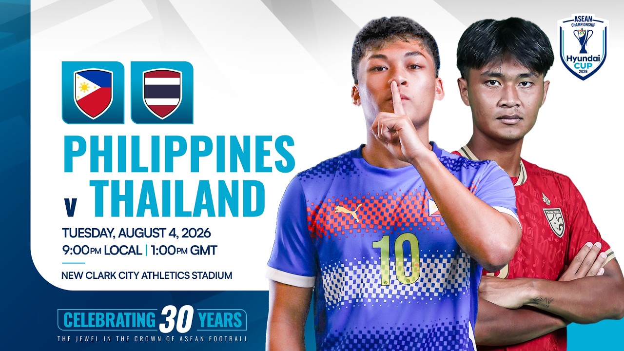 LIVE | Philippines (PHI) vs Thailand (THA) | ASEAN Hyundai Cup&trade; 2026 Group Stage