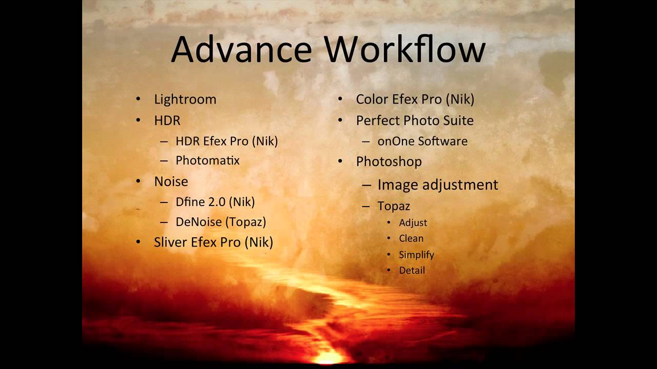 Digital Photo Workflow (overview)
