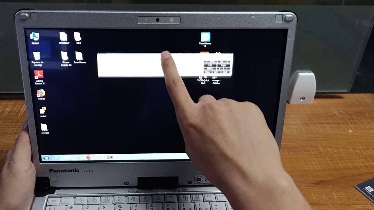 Panasonic CF-C2 Laptop I5 CPU 4GB RAM 500G HDD Spanish Version &nbsp;Software Installe