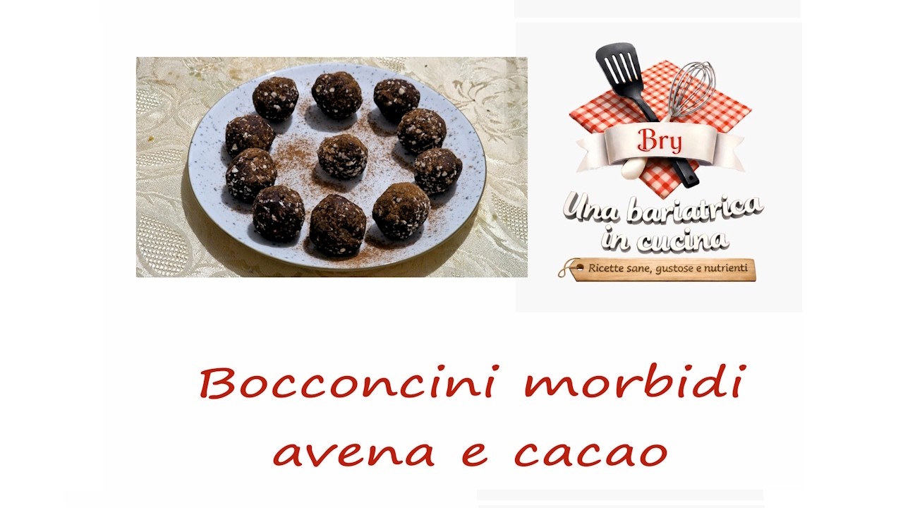 Bocconcini morbidi avena e cacao