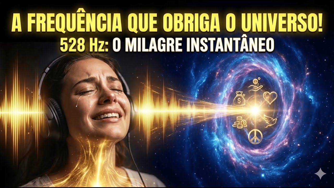 A ÚNICA Frequência que OBRIGA o Universo a te Ouvir (528 Hz)