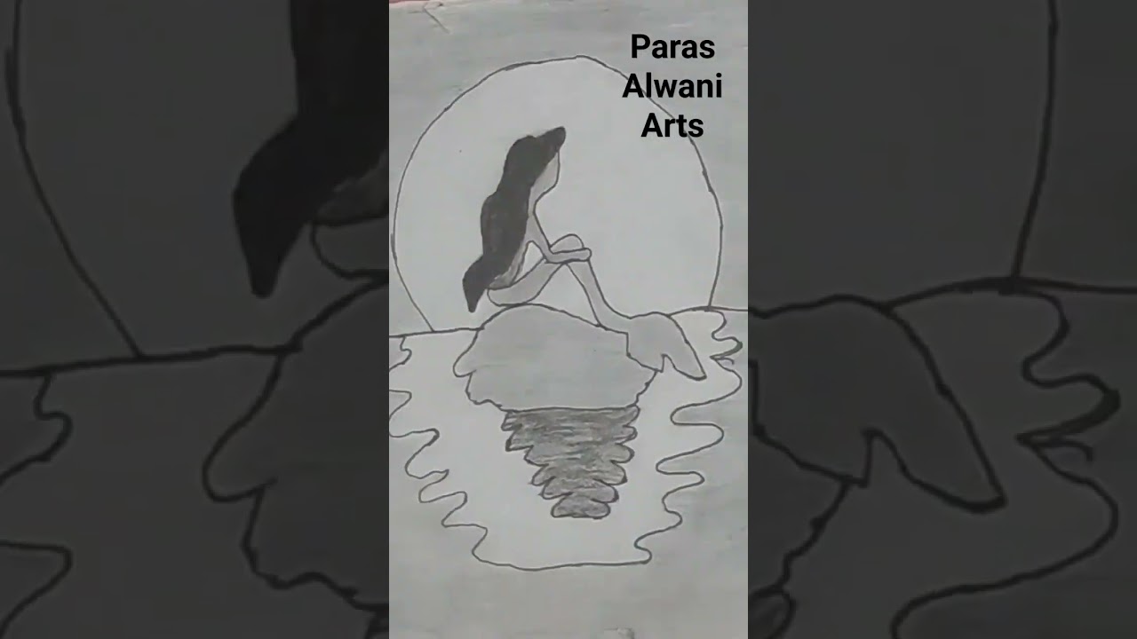 @PARASALWANIARTS Mermaid Sketch Made By Paras Alwani Arts #mermaid#sketch#art#shorts#viral