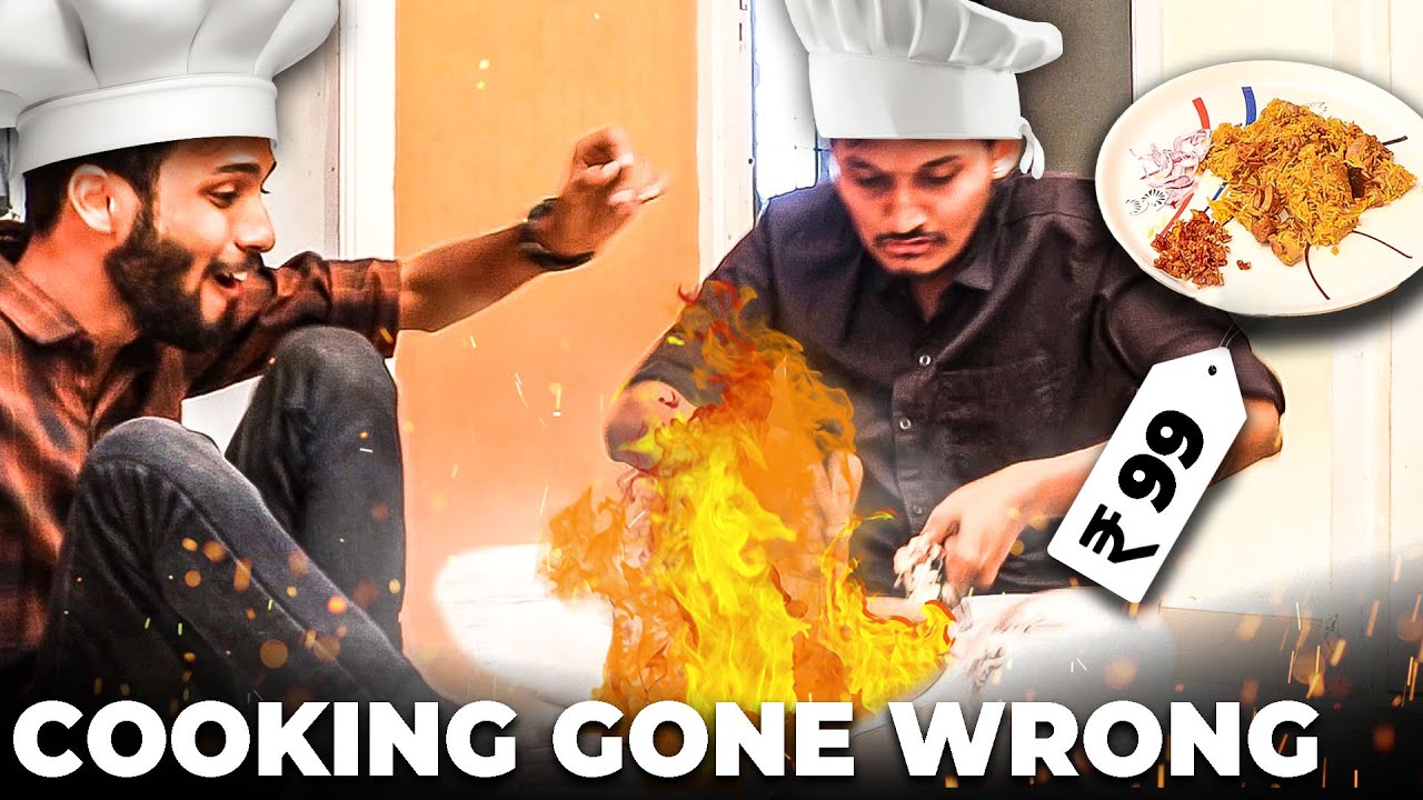 Pressure Cooker Chicken Biryani! Fun Experimental Bachelor Cooking went wrong! Don't try this! Epi 2