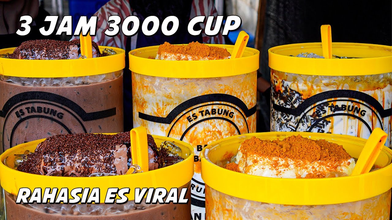 HABIS 3000 CUP LEBIH HANYA HITUNGAN JAM, BONGKAR RAHASIA SUKSES ES TABUNG BANDA BANANA