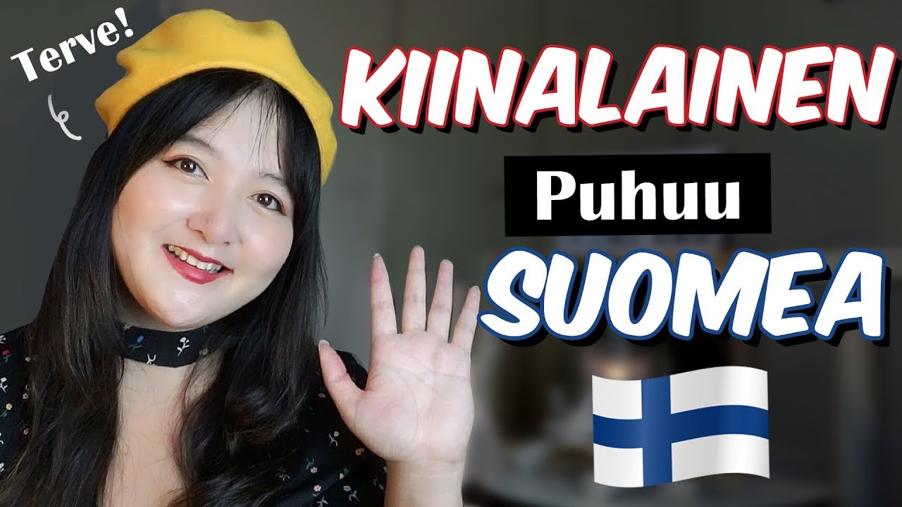 KIINALAINEN PUHUU SUOMEA !  Chinese trying to speak Finnish  😊