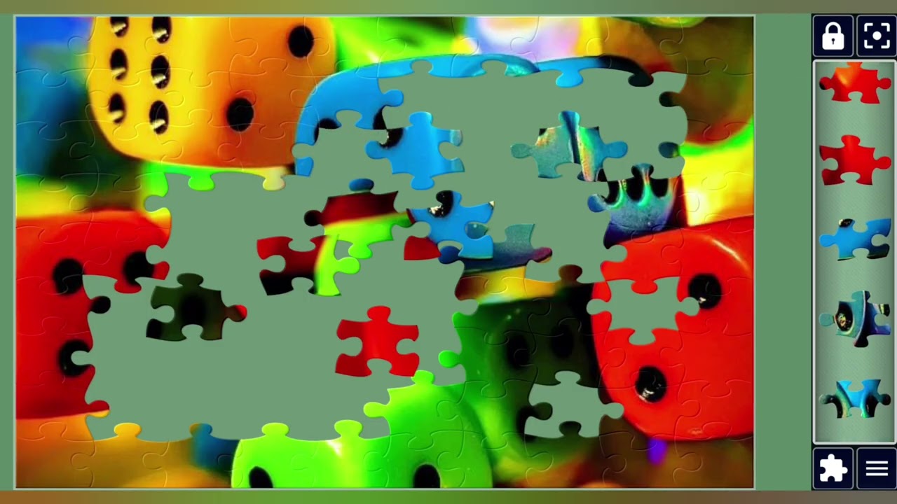 Vibrant Dice Collection🌈🎲🎲//jigsaw puzzles craft 🧩🧩//Amazing puzzles Art🧩//puzzlesArt🧩🧩//