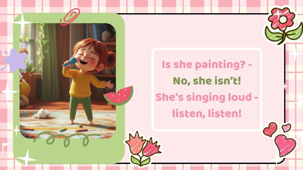 What Are You Doing? | Present Continuous Song for Kids | Actions & Questions