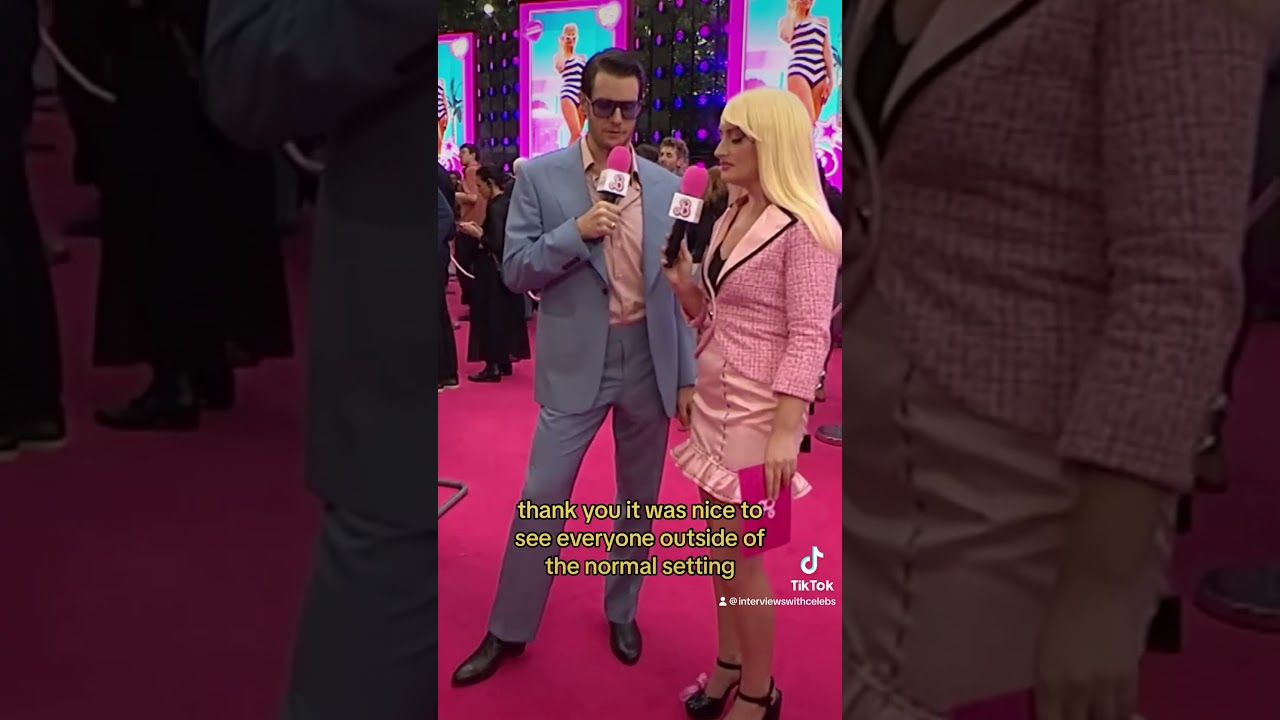 Connor Swindells at the Barbie premiere #barbie #shorts #funny
