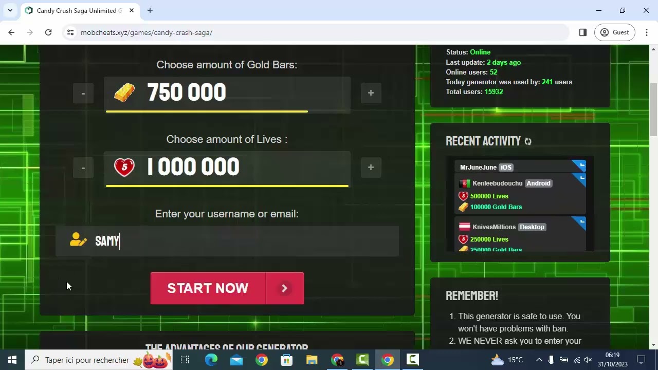 How to Get Free Gold Bars & Lives in Candy Crush Saga!