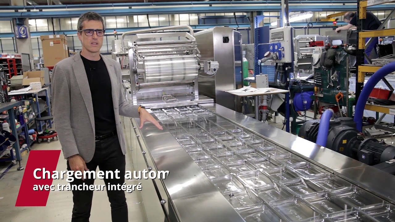 Thermoformeuse haute performance pour produits en tranches