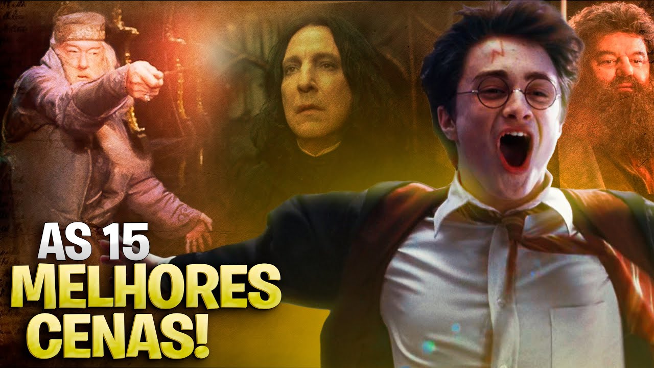 AS 15 MELHORES CENAS DOS 8 FILMES DE HARRY POTTER!