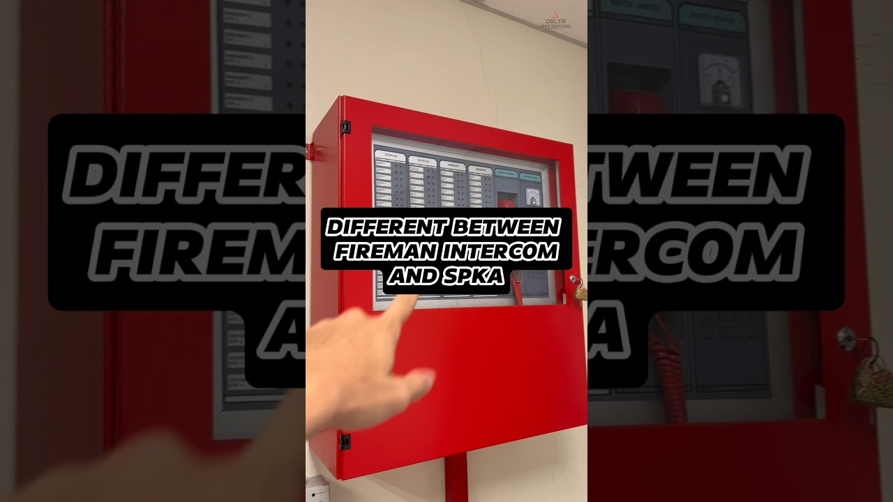 Different between fireman intercom and SPKA. #fire #electrical #fireaction #firesafety #study