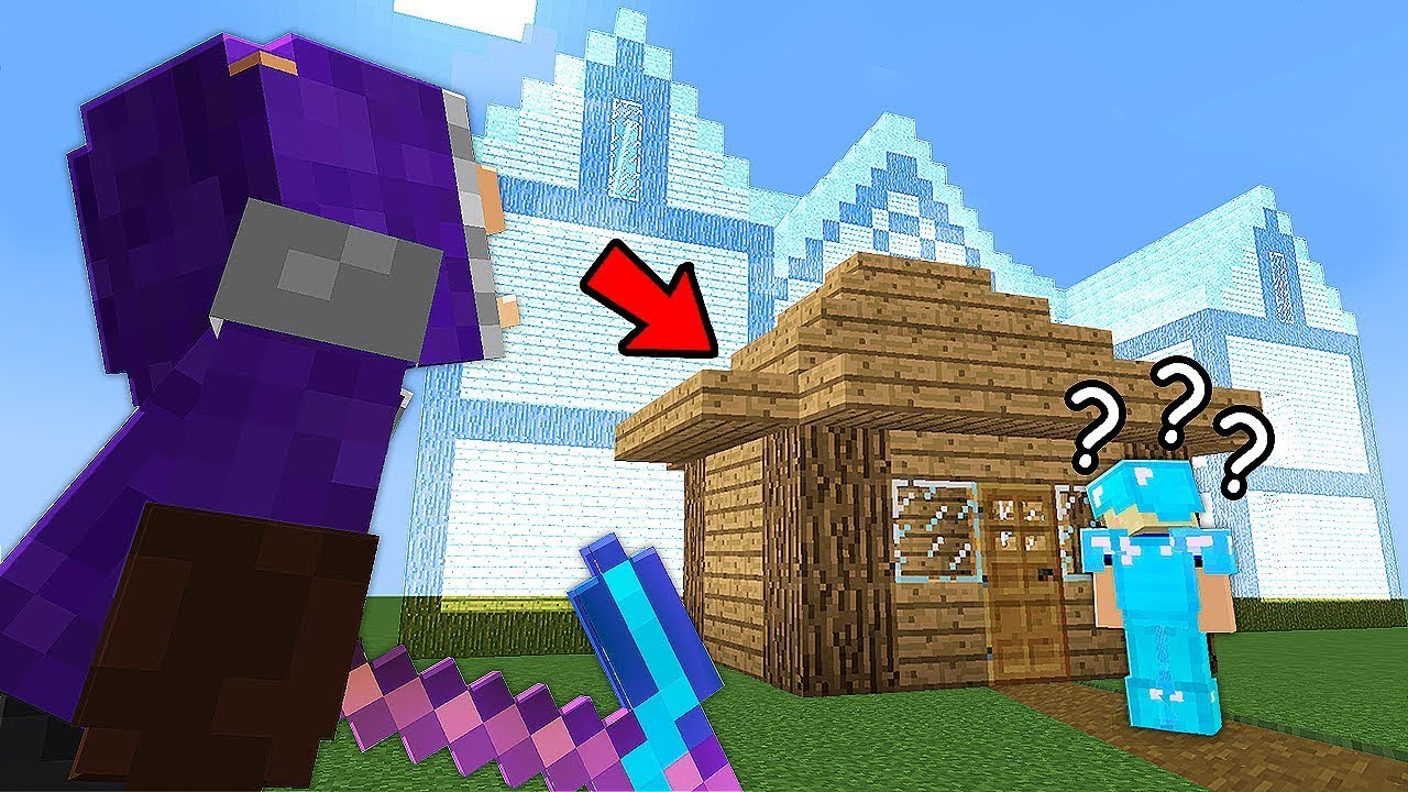 РОЗЫГРЫШ ДОМА, КОТОРЫЙ УМЕНЬШАЕТСЯ В MINECRAFT