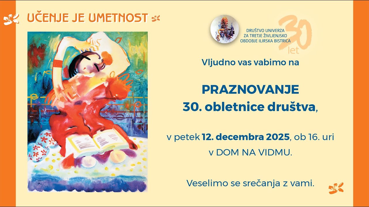 30 let Univerze za tretje življenjsko obdobje Ilirska Bistrica, december 2025