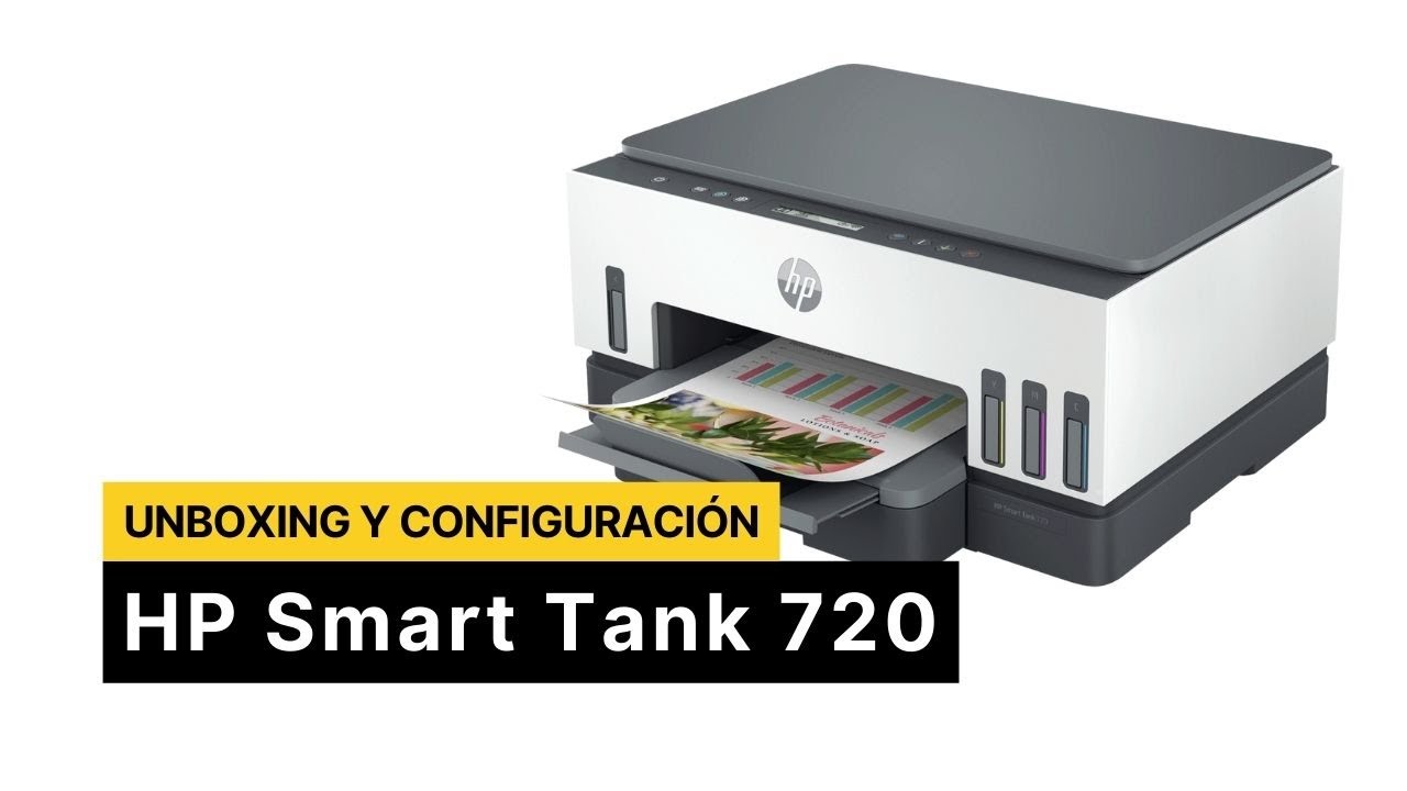 HP Smart Tank 720 | Impresora todo-en-uno | Unboxing y configuración