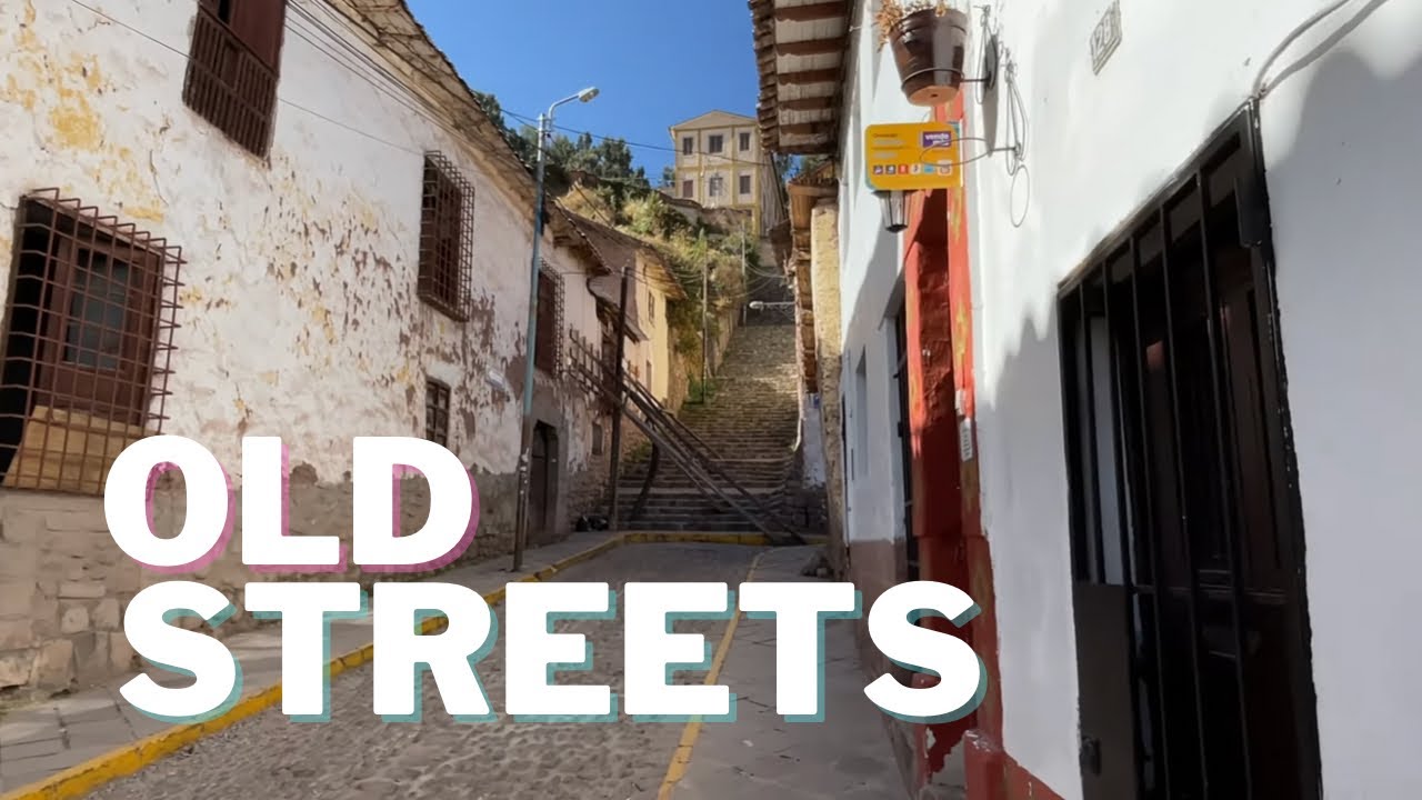 [4K] - Walking tour in Cusco 2022 - Caminta por algunas calles de la ciudad