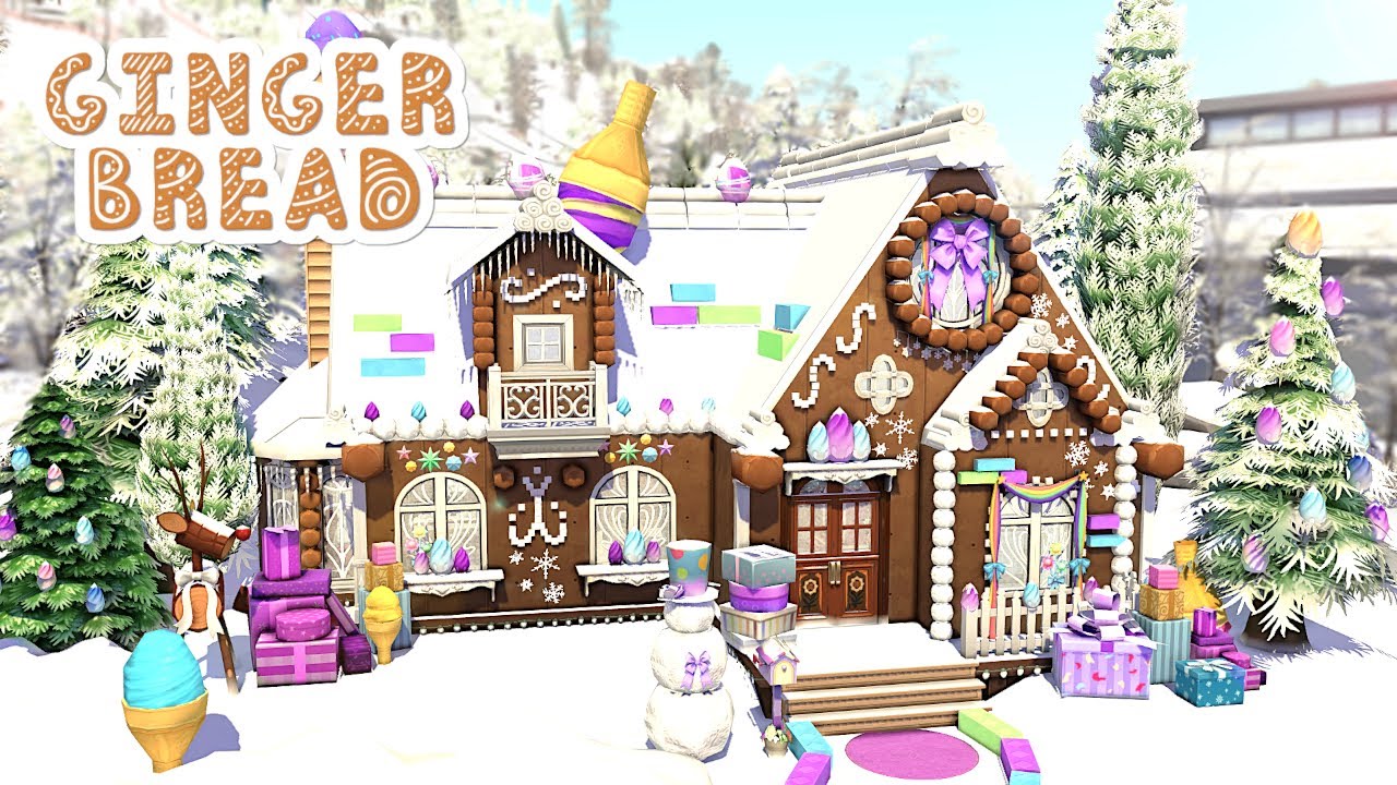 Gingerbread House 🧁 | The Sims 4 - Speed Build (NO CC)