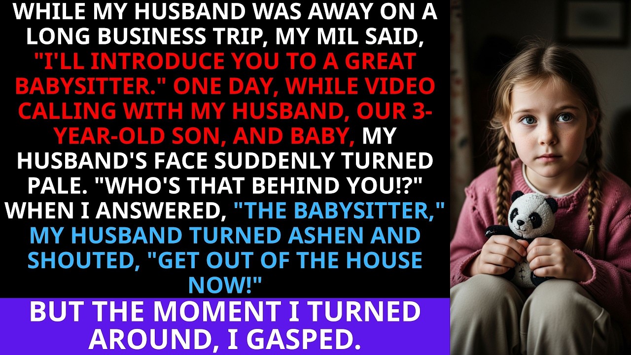 My husband saw the babysitter on video call and screamed 