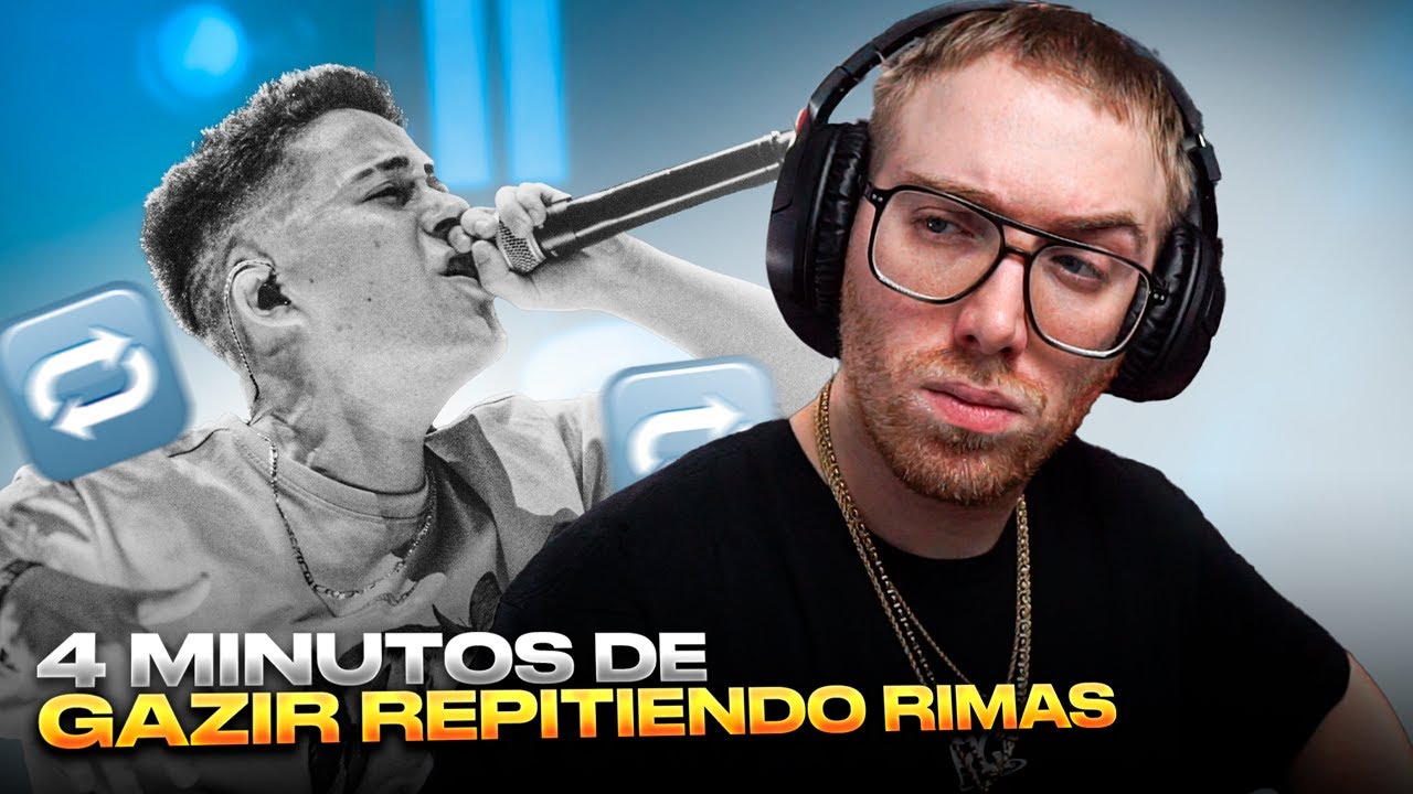 RODRIGO QUESADA REACCIONA A GAZIR REPITIENDO RIMAS DURANTE 4 MINUTOS