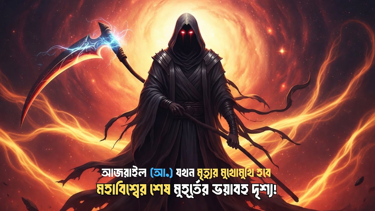 আজরাইল (আ.) যখন মৃত্যুর মুখোমুখি হবে | মহাবিশ্বের শেষ মুহূর্তের ভয়াবহ দৃশ্য!