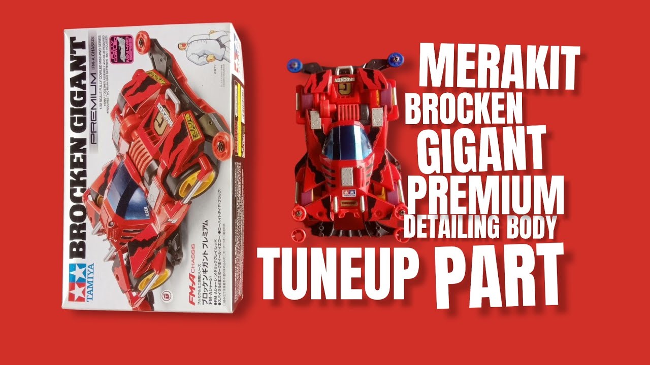 Merakit TAMIYA BROCKEN GIGANT PREMIUM FMA Chassis New Part