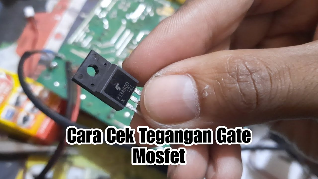 Cara cek tegangan gate mosfet ‼️dan Cek IC UC3842 rusak atau tidak pada power supply