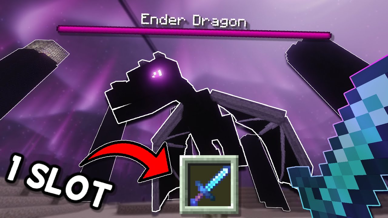 Minecraft, But I Only Have 1 Inventory Slot...