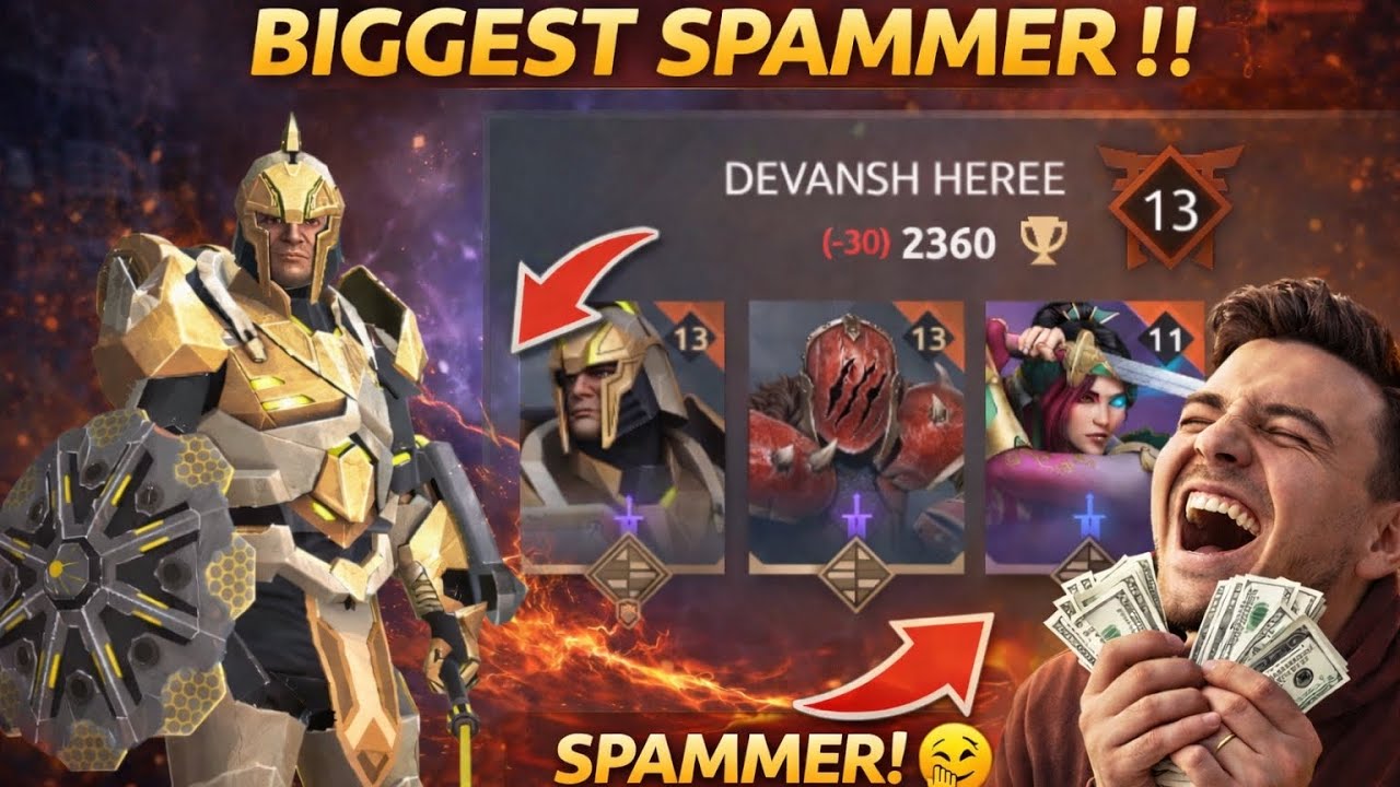 I Faced The BIGGEST SPAMMER Ever! 😡 | Uzairtainment Gaming | Shadow Fight 4 Arena 